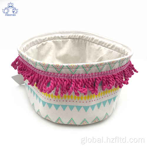 Storage Basket Customize Size Fabric Toy Storage Basket for home Supplier